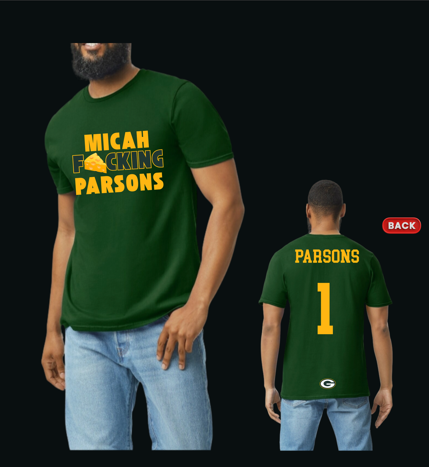 Micah Parsons Greenbay Packers Inspired T-Shirt