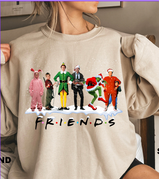 Christmas Movie Friends Snowy